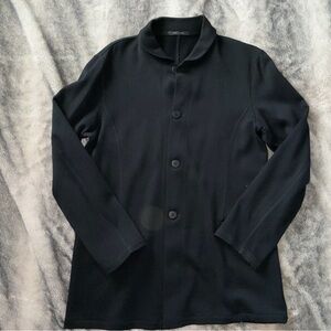 Emporio Armani Midnight Black Trench Coat